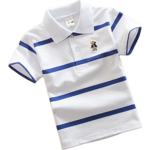 High Quality Kids Polo Shirts Children Gift Boys Girls Clothes White Red Yellow Colors Short Sleeve Children Shirts Fast Ship