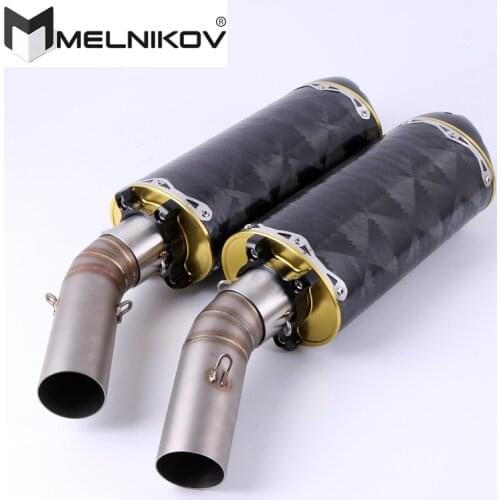 Motorcycle Exhaust middle link pipe Muffler for DUCATI SBK 848 & 1098 & 1198 / EVO / SP / S / R 695 696 795 796 1100 Exhaust