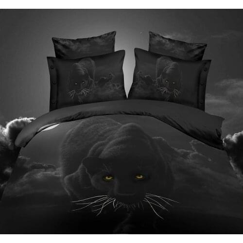 4 PCS Free shipping 100% cotton satin 3D white flower bed sheet printed bedroom bedlinen duvet /comfoter cover set bedding set