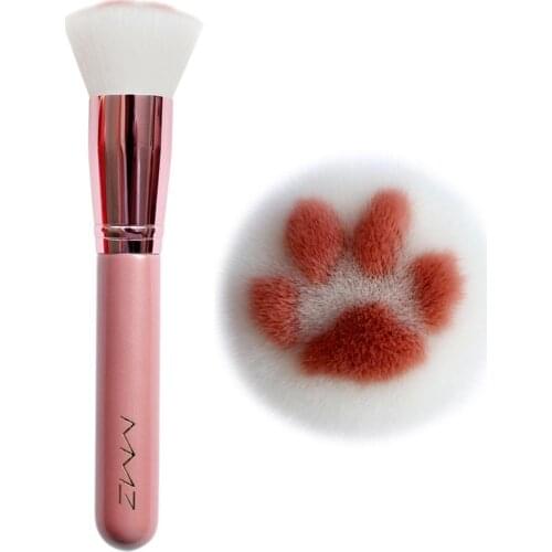 Cats paw Makeup Brush Telescopic Cosmetic Powder Brush highlighter makeup Brush foundation brush Fiber wool cosmetic tool