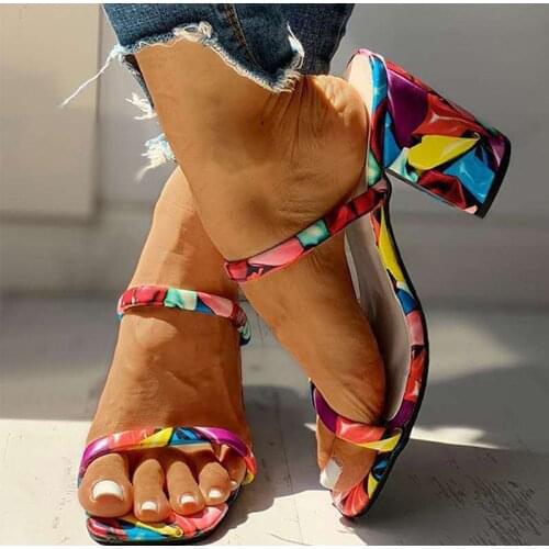 Summer Women Slippers Womens Colorful Rome Slides Ladies High Heels Woman Plus Size 35-43 Female Outdside Shoes New