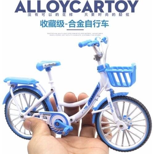 1:10 Scale Simulation Alloy Diecast Bike Model Handicraft Bicycle Toy Vehicles Playset Collectibles Home Decor Gifts
