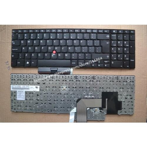 US New laptop keyboard for IBM Thinkpad E520 E520S E525 English black big enter