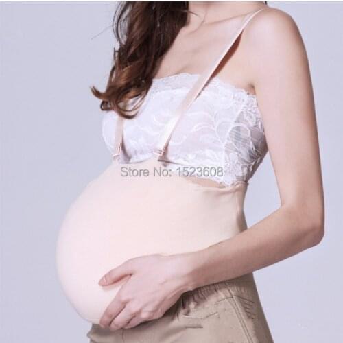 Latest Design Bag high quality Silicone Female Body Women Fake Pregnant Belly Pregnancy Twins 5000g