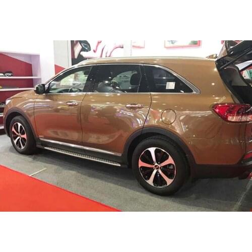 High quality Car Aluminum alloy Running Boards Side Step Bar Pedals Fits For KIA Sorento 2015 2016 2017 2018 2019