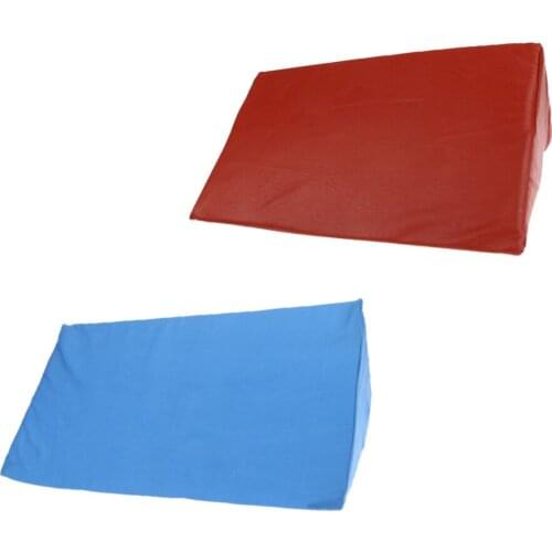 2pcs Leg Rest Pillow Sponge Wedge Cushion Back Lumbar Waist Support Pad with Removable Cover