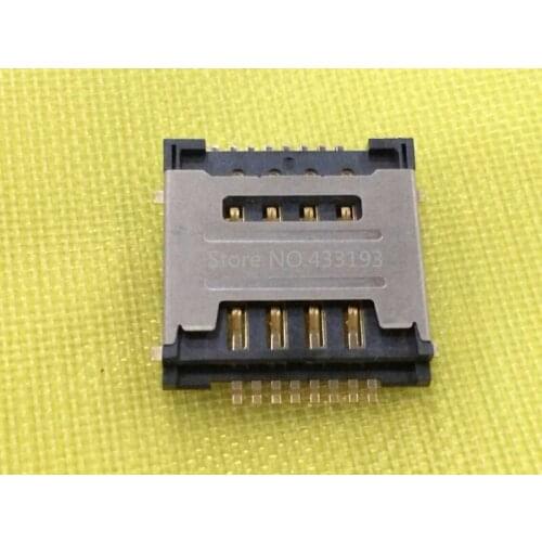5pcs/lot Dual 8P SIM card reader socket connector replacement for Huawei Y320 G7300 T00 Y325 y518 g600 g7300 free shipping