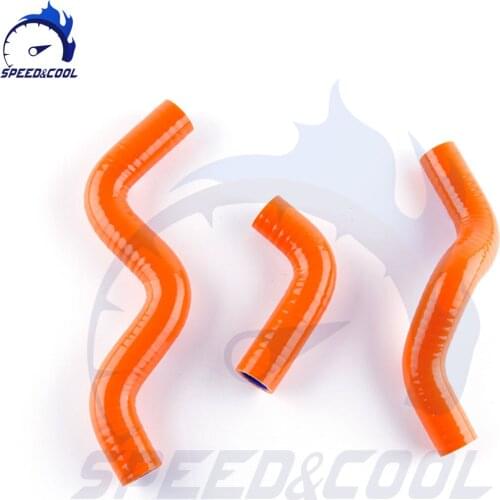 For KTM 50 SX PRO JR PRO 2001-2008 Motorcycle Silicone Radiator Heater Coolant Tube Pipe Hose Kit 2002 2003 2004 2005 2006 2007