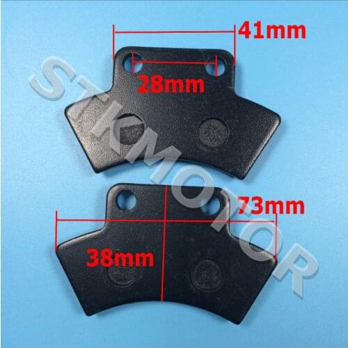 Brake Pads For APACHE 50 Mini Tomahawk CF MOTO CF500 500 CF625 625 Force X5 X6 E-TON RXL50 RXL 50 JORDAN 50 90 100 Hipo Mars Bob
