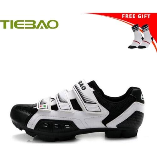 Tiebao Cycling Shoes Outdoor Breathable Mountain MTB Bike Bicycle Shoes Self-locking Non-slip Riding Men Sneakers Women