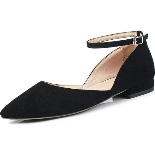 Spring 2018 new college leisure wind code 33-43 students real leather strap size single female 18426 shoes