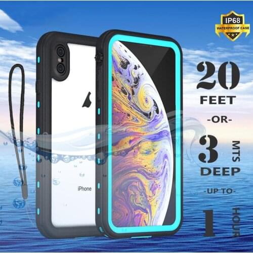 IP68 Real Waterproof Case For iPhone 11 12 Pro Max X XR XS MAX Water Proof Shell for iPhone SE 8 7 6S Plus Shockproof Armor Capa