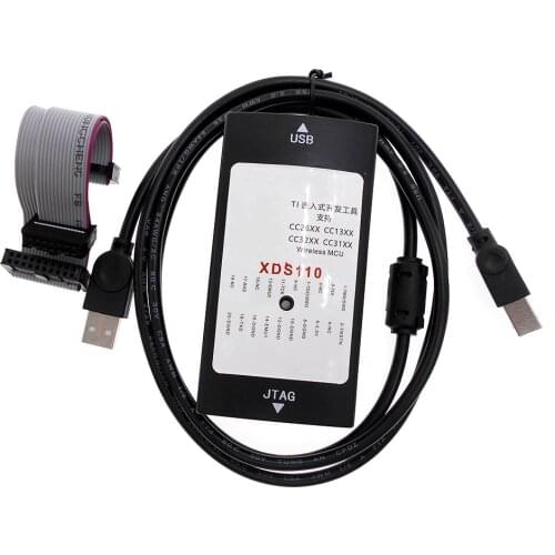 XDS110 programmer supports cc26xx series TI chip CC1310 CC2640R2F with adapter board