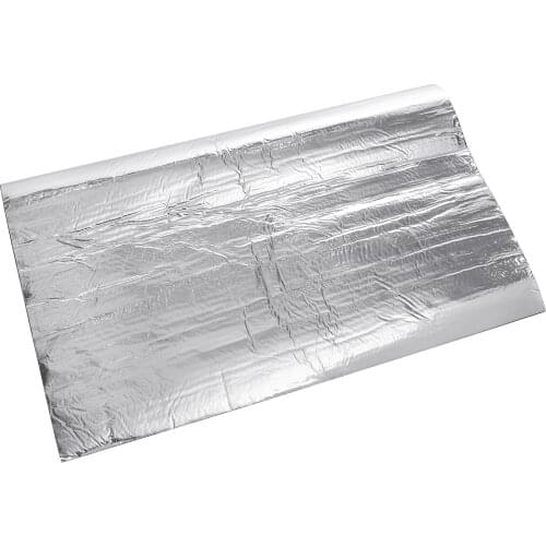 140x100cm 6mm Upgraded Heat Insulation Cotton Noise Insulation Car Sound Proof Insulation Engine Firewall Heat Aluminum Foam