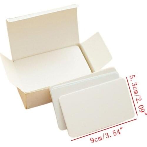 180pcs Blank Playing Cards White Blank Index Flash Cards DIY Graffiti Game Card X3UA