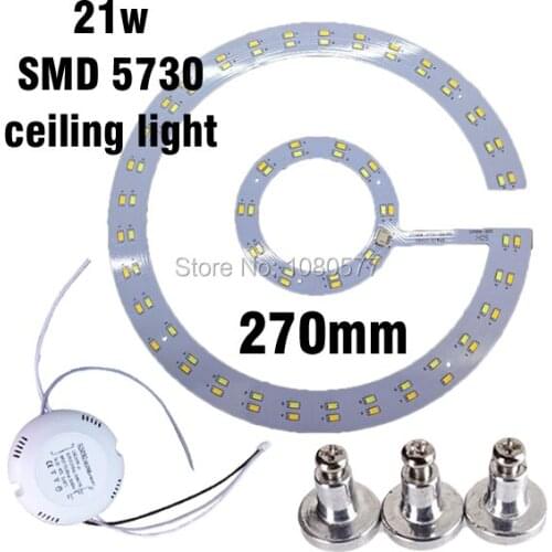 21w x2 Double Color LED Ceiling Light pcb SMD 5730 Led pcb Retrofit Magnet Board Remould Plate With Driver and Magnetic Legs