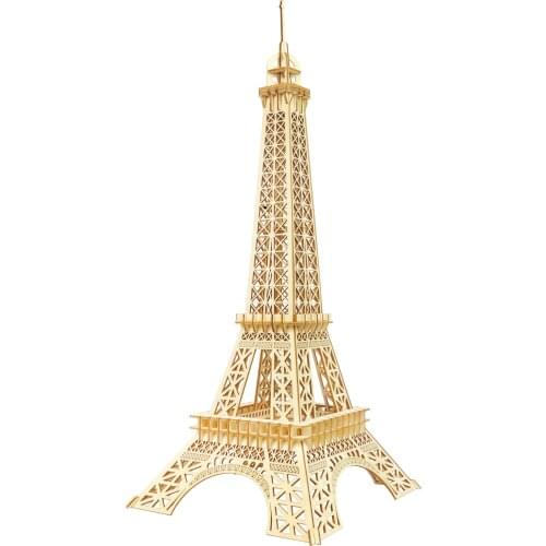 DIY 3D Wooden Pairs Tower Puzzle Game Gift&Ornament for Children Kid Friend Model Building Kits Popular Toy