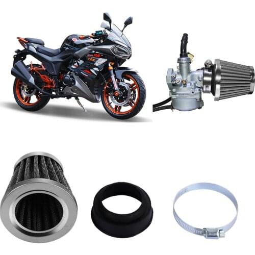 4PCS Motorcycle Air Filter Cleaner Universal Mushroom Motorbike ATV Clamp-on Replacement Part 35mm 42mm 44mm 48mm 50mm 52mm 60mm