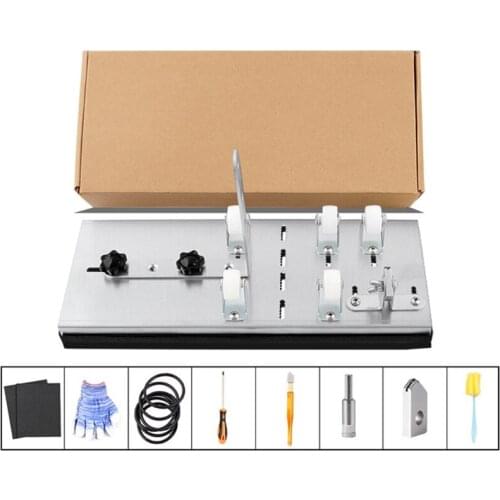 5 Wheel Glass Bottle Cutter Stainless Steel Cutting Wine Beer Whiskey Gloves Rubber Ring Sanding Paper Accessories Tool Kit