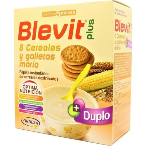 BLEVIT PLUS 8 CEREALES Y GALLETAS DUPLO 600 G