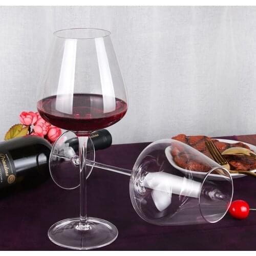 Red Wine Glass Goblet Household Transparent Lead Free Crystal Glass Cup Brandy Bar Personality Wine Glass Big Belly Cup 400ML