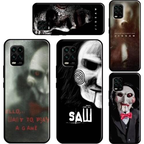 Jigsaw Saw Horror Case For Xiaomi Mi 11 Lite 10 9 9T 10T Pro A3 11 Ultra POCO M3 X3 Pro F2 F3 Phone Fundas
