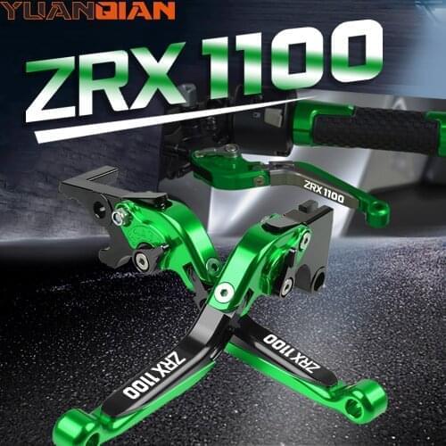 For kawasaki ZRX1100 ZRX 1100 1999 2000 2001 2002 2003 2004 2005 2006 2007 Motorcycle aluminum Brake Clutch Levers Accessories