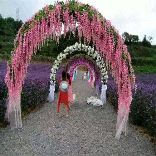 Home Party Kids Room Decorative Artificial Wisteria Flower handmade party supplies wedding car decoration Artificial flower
