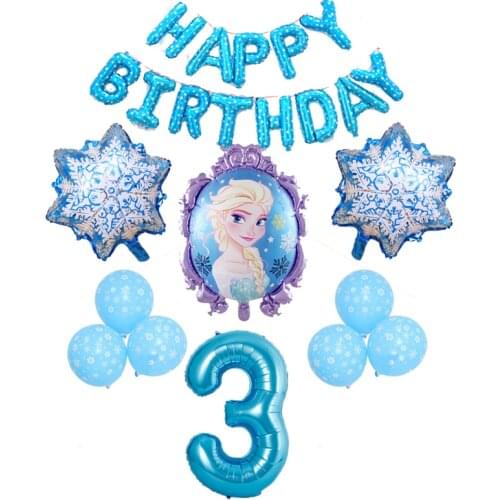 Elsa And Anna Olaf Disney Frozen Princess Foil Balloons Helium Balloons Baby Shower Girl Snowman Birthday Party Decorations Toys