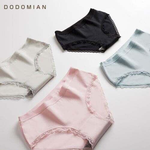 CottonPanties 3PCS/lot Women Solid Color Briefs Girl Elasticity Seamless Underwear Comfortable Breathable Panties Panty