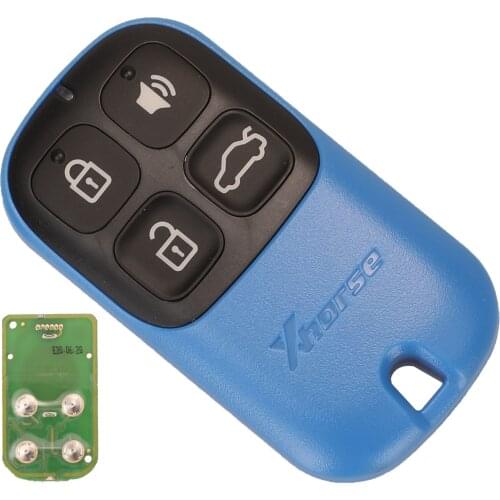 Jingyuqin VVDI Wired Remote Car Key Control For Xhorse VVDI/VVDI 2 XKXH01EN 4 Buttons Fob
