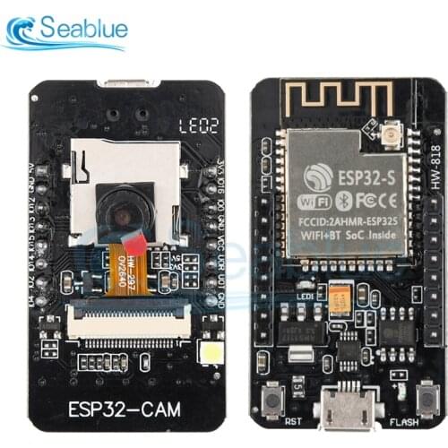 ESP32 Bluetooth Development Board CAM Integrated CH340 Wireless WiFi OV2640 New Camera Module Filters Power Management Module