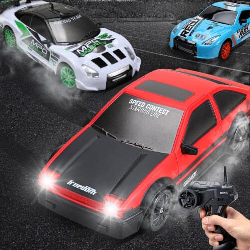 High Speed Powerful 4WD RC Car Drift Toy 2.4G Rapid Drifter Racing Game Car Remote Control Model Vehicle Kids Toys for Boy Carro