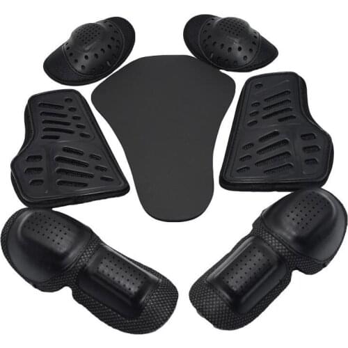 Motorcycle racing Suit Detachable built-in anti-puncture protector seven-piece Sleeve shoulder elbow CHest