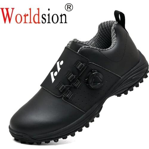 Men Professional Golf Shoes Men Size 39-45 Comfortable Golf Sneakers Outdoor Anti Slip Walking Sneakers Athletic Shoes Male