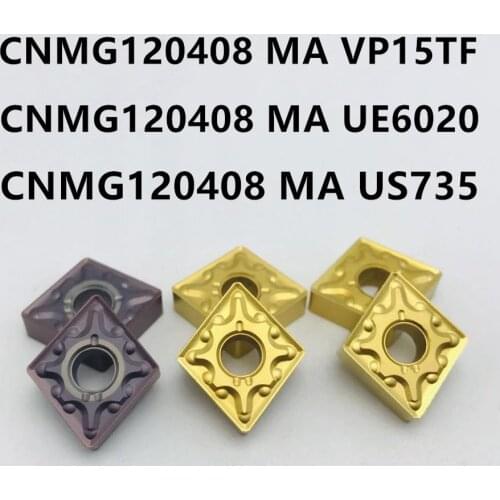 Cutting tool CNMG120408 MA VP15TF UE6020 US735 External turning tool CNMG 120408 Metal turning tool CNMG carbide turning insert