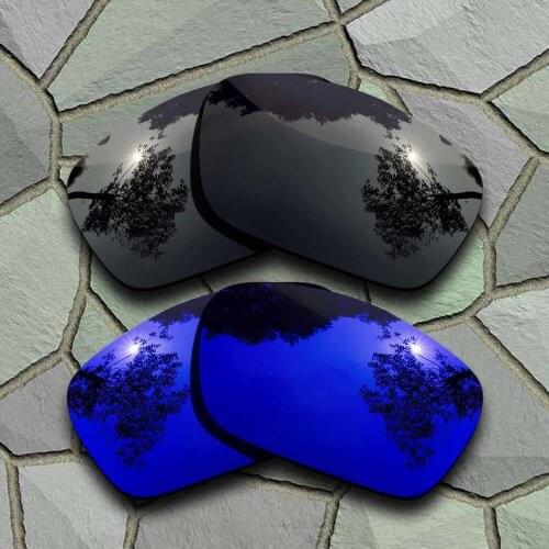 Grey Black&Violet Blue Sunglasses Polarized Replacement Lenses for Oakley Fuel Cell