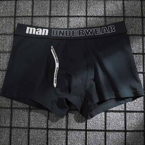 Dihope Boxer Mens Underwear Men Cotton Underpants Male Pure Panties Shorts Underwear Boxer Shorts Comfortable Cotton Solid