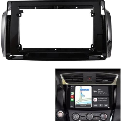 10.1 Inch Car Radio Fascia for Nissan Sylphy Sentra 2012-2017 Dashboard Installation Trim Kit Frame Stereo Panel