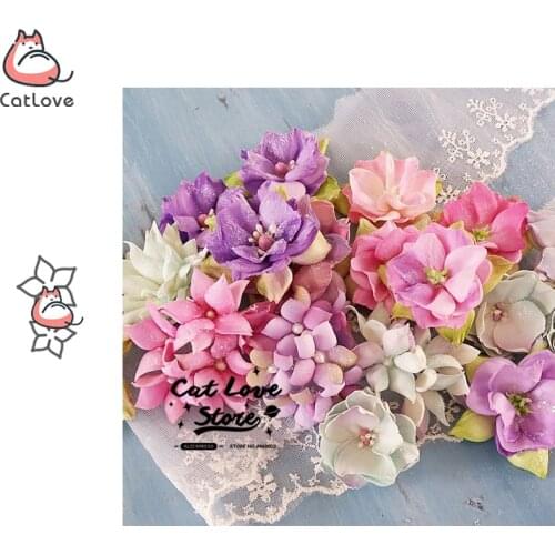 2PCS Poinsettia Flower Metal Cutting Dies Scrapbooking Stencil Die Cuts Card Making Decorative Craft Embossing New Dies For 2019