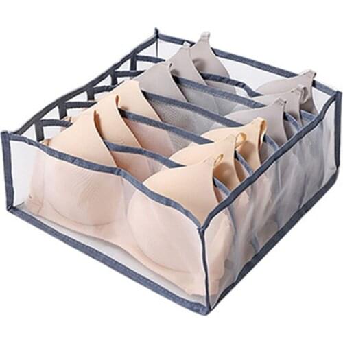 2021 Underwear Bra Organizer Storage Box Drawer Closet Organizers Divider Boxes For Underwear Scarves Socks Bra