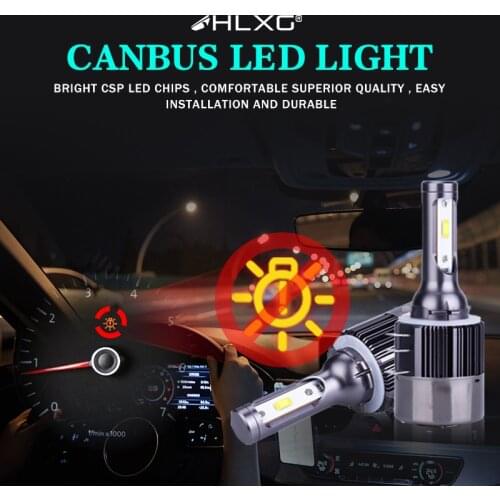 6000K White Powered LED H15 LED Light For Audi BMW Mercedes Volkswagen VW Car led Headlight Bulbs High beam DRLights 12V HLXG