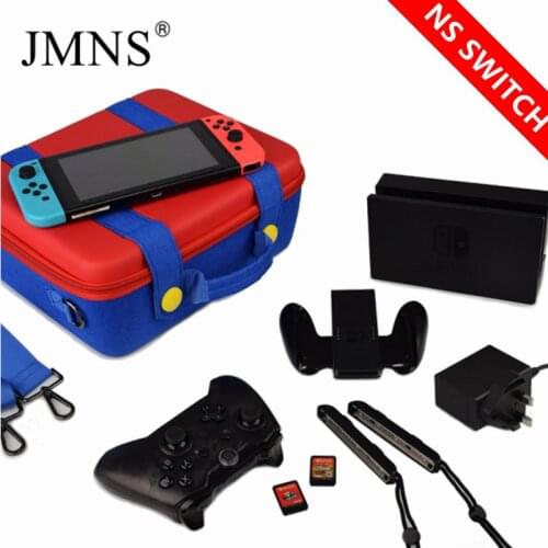 JMNS Nintend Switch Accessories Console Deluxe Carrying Storage Case Nitendo Portable Cover Suitcase for Nintendo Switch Kit Bag