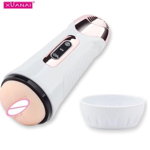 Automatic Clamp Suction Male Masturbation Cup Airbag Sucking Clip Vagina Sex Machine Woman Moan Vibrator Adult Sex Toys for Men