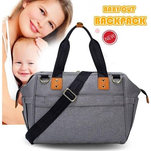 Mommy Baby Diaper Shoulder Bag Multifunctional Folding Crossbody Bag Large Capacity Nappy Maternity Care Pregnant Nursing Bags
