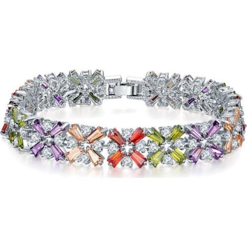 Dw.rovskiswan Pair Bracelets