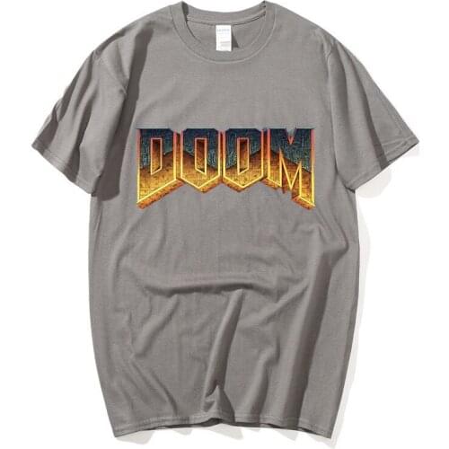 Doom Cum Tshirts Mens Summer Fashion Short Sleeve Casual Oversized T-shirt Tops Vintage Graphic Tee Shirt Men Cotton T-shirts