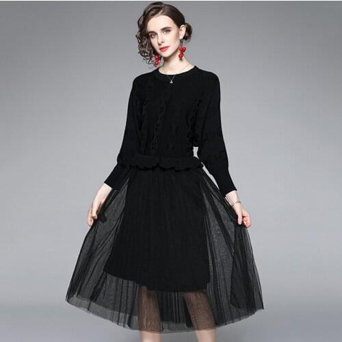 Модные трикотажные платья IYeiheo China At AliExpress