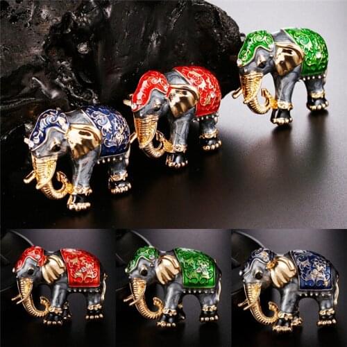 Small Black Elephant Brooch Rinestone Animal Brooch For Sweater Clothes Pins Scarf Clip Gifts For Women Jewelry Accessories