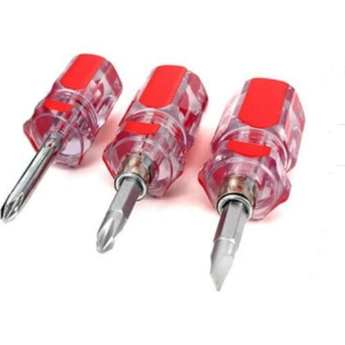 Mini Bidirectional Interchangeable Head Slotted Screwdriver Multitool Flat Tip Torx For DIY Repair Tools